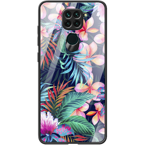 Чехол BoxFace Xiaomi Redmi Note 9 flowers in the tropics