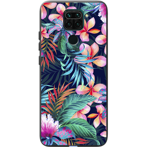 Чехол BoxFace Xiaomi Redmi Note 9 flowers in the tropics