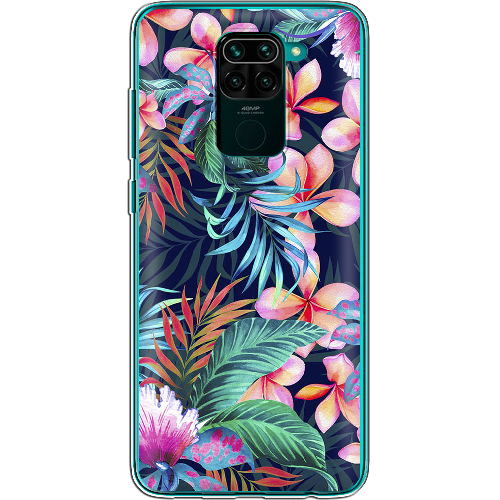 Чехол BoxFace Xiaomi Redmi Note 9 flowers in the tropics