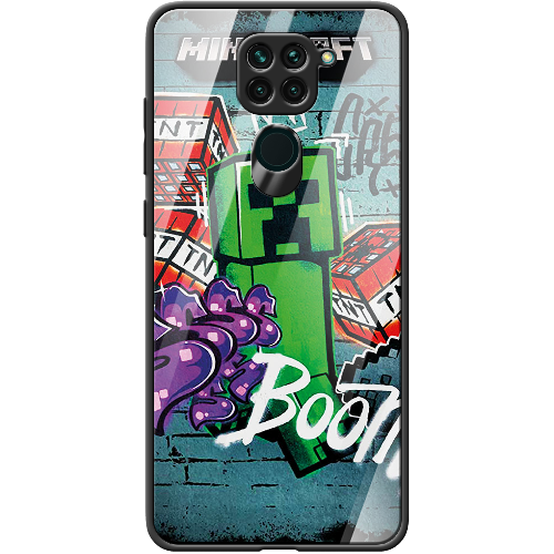 Чехол BoxFace Xiaomi Redmi Note 9 Minecraft Graffiti