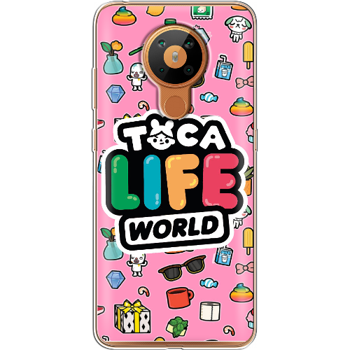 Чехол BoxFace Nokia 5.3 Toca Boca Life World