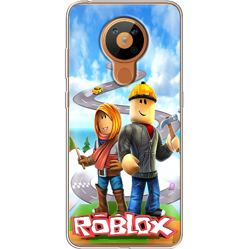 Чехол BoxFace Nokia 5.3 Roblox Білдерман