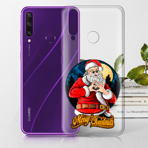 Чехол Boxface Huawei Y6p Cool Santa and heart