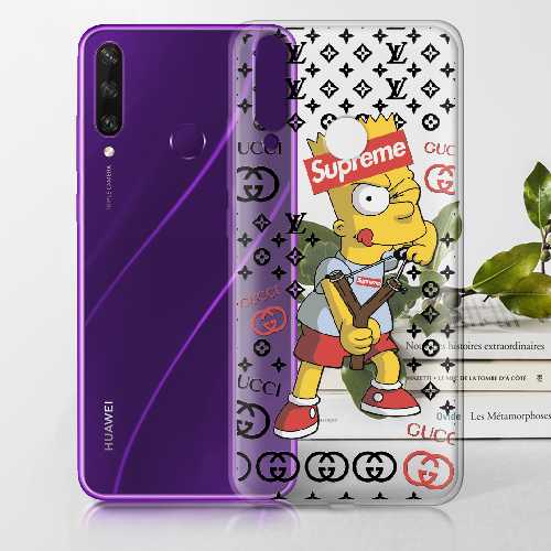 Чехол Boxface Huawei Y6p Yellow Fun