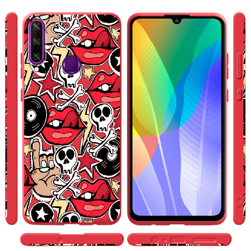 Чехол Boxface Huawei Y6p Rock Graffiti