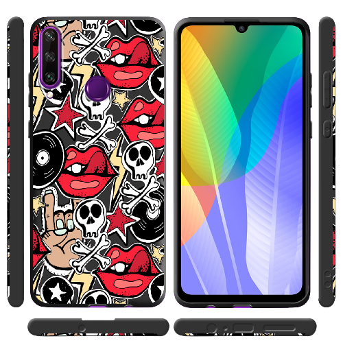 Чехол Boxface Huawei Y6p Rock Graffiti