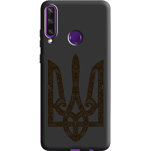 Чехол Boxface Huawei Y6p Ukrainian Black Trident