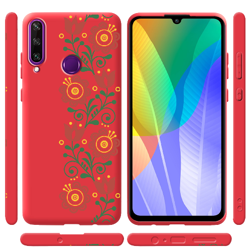 Чехол Boxface Huawei Y6p Ethno Flower