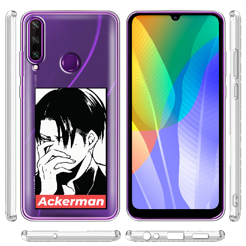 Чехол Boxface Huawei Y6p Attack On Titan - Ackerman