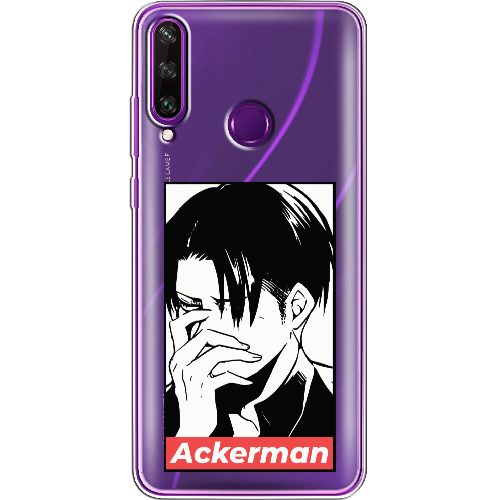 Чехол Boxface Huawei Y6p Attack On Titan - Ackerman