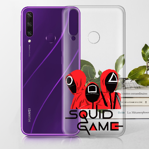 Чехол Boxface Huawei Y6p siquid game люди в красном