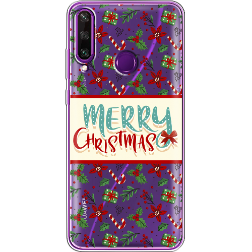 Чехол Boxface Huawei Y6p Vintage Christmas Congratulation