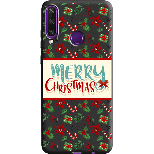 Чехол Boxface Huawei Y6p Vintage Christmas Congratulation