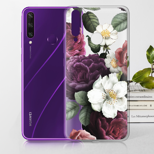 Чехол Boxface Huawei Y6p Цветочные Темные Сны