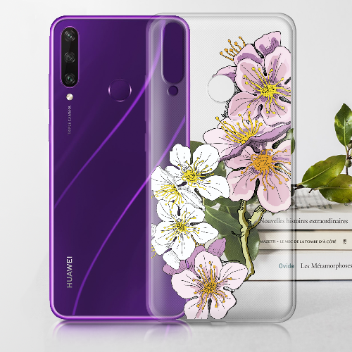 Чехол Boxface Huawei Y6p Cherry Blossom