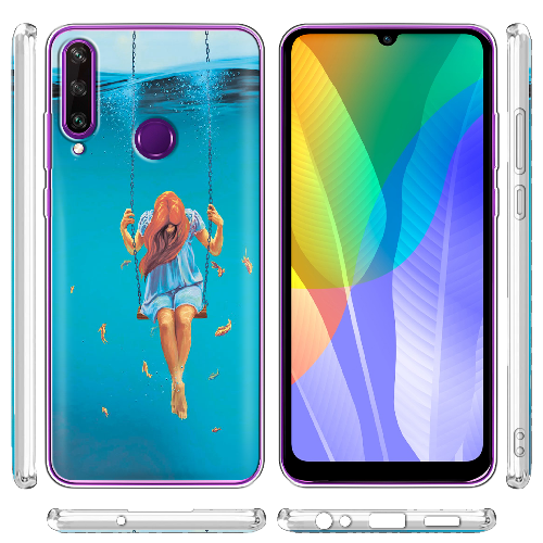 Чехол Boxface Huawei Y6p Girl In The Sea