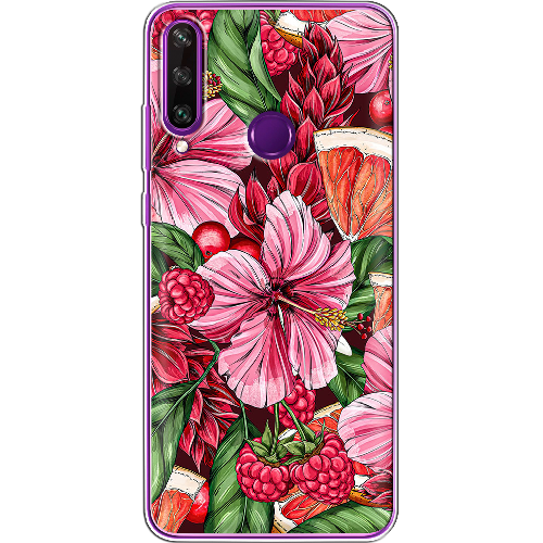 Чехол Boxface Huawei Y6p Tropical Flowers