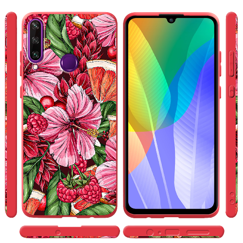 Чехол Boxface Huawei Y6p Tropical Flowers