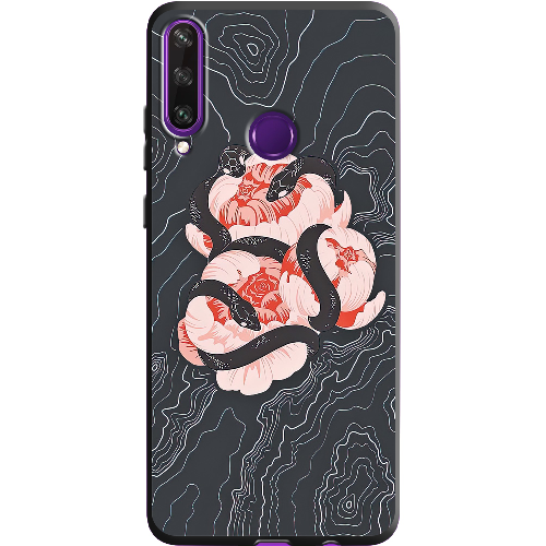 Чехол Boxface Huawei Y6p Snake Rose