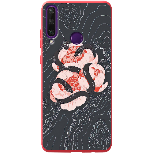 Чехол Boxface Huawei Y6p Snake Rose