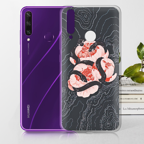 Чехол Boxface Huawei Y6p Snake Rose