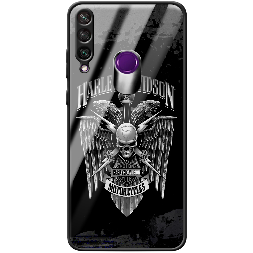 Чехол Boxface Huawei Y6p Harley Davidson skull and eagles