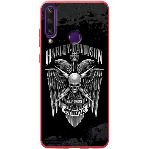 Чехол Boxface Huawei Y6p Harley Davidson skull and eagles