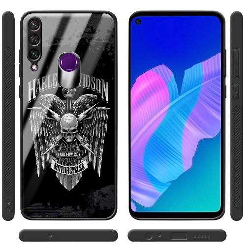 Чехол Boxface Huawei Y6p Harley Davidson skull and eagles