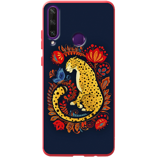 Чехол Boxface Huawei Y6p Petrykivka Leopard