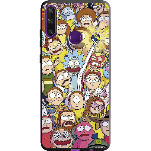 Чехол Boxface Huawei Y6p Rick and Morty все герои