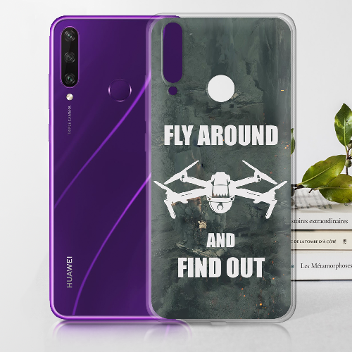 Чехол Boxface Huawei Y6p Дрон Fly Around