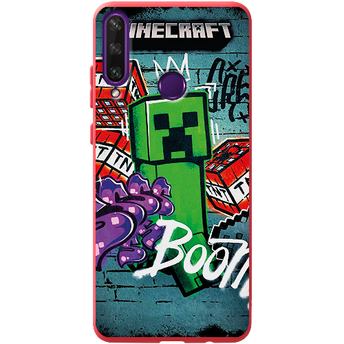 Чехол Boxface Huawei Y6p Minecraft Graffiti