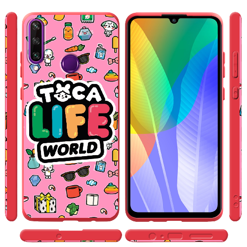 Чехол Boxface Huawei Y6p Toca Boca Life World