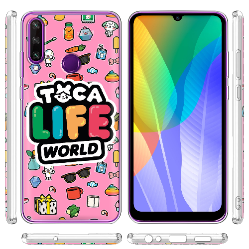 Чехол Boxface Huawei Y6p Toca Boca Life World