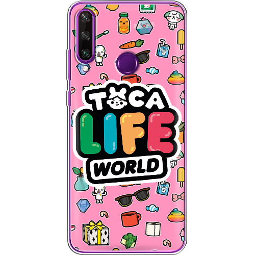 Чехол Boxface Huawei Y6p Toca Boca Life World