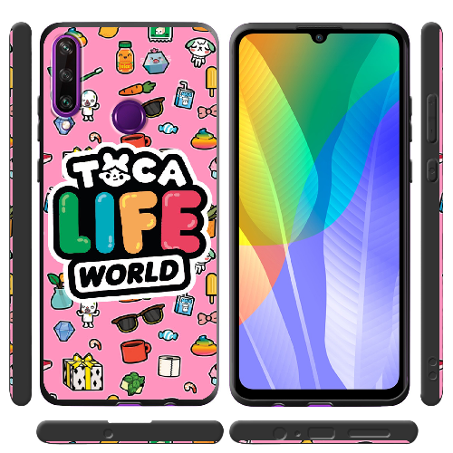 Чехол Boxface Huawei Y6p Toca Boca Life World