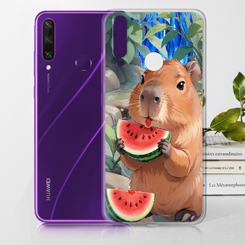 Чехол Boxface Huawei Y6p Капибара з кавуном