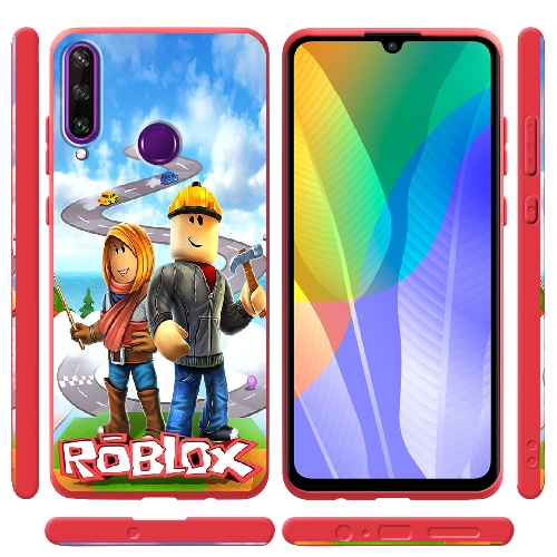 Чехол Boxface Huawei Y6p Roblox Білдерман