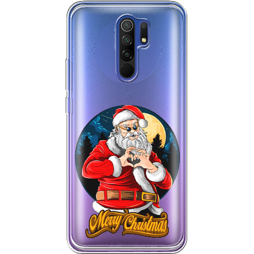 Чехол BoxFace Xiaomi Redmi 9 Cool Santa and heart