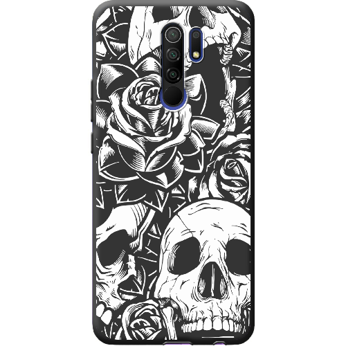 Чехол BoxFace Xiaomi Redmi 9 Skull and Roses