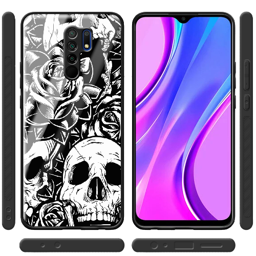 Чехол BoxFace Xiaomi Redmi 9 Skull and Roses