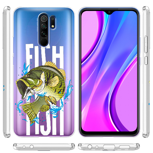 Чехол BoxFace Xiaomi Redmi 9 Bass fish