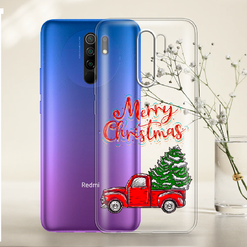 Чехол BoxFace Xiaomi Redmi 9 Holiday Car Merry Christmas