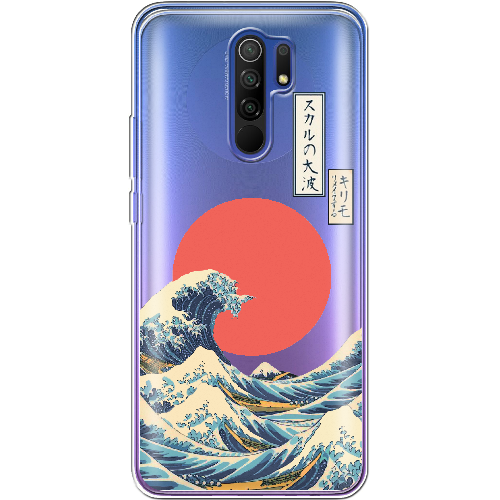 Чехол BoxFace Xiaomi Redmi 9 Большая волна в Канагаве