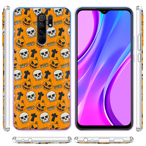 Чехол BoxFace Xiaomi Redmi 9 Хэллоуин Кошелек или жизнь