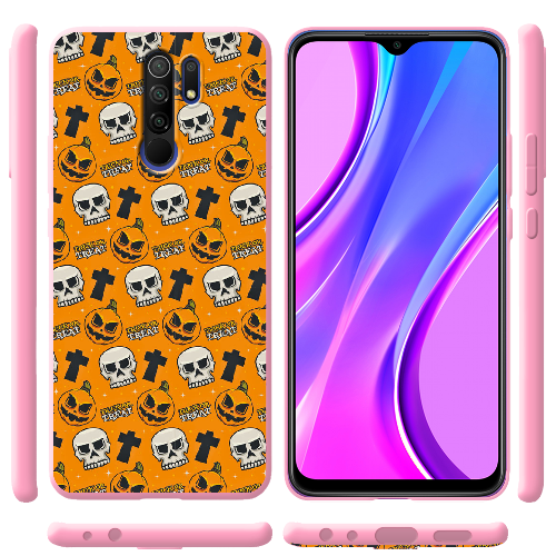 Чехол BoxFace Xiaomi Redmi 9 Хэллоуин Кошелек или жизнь