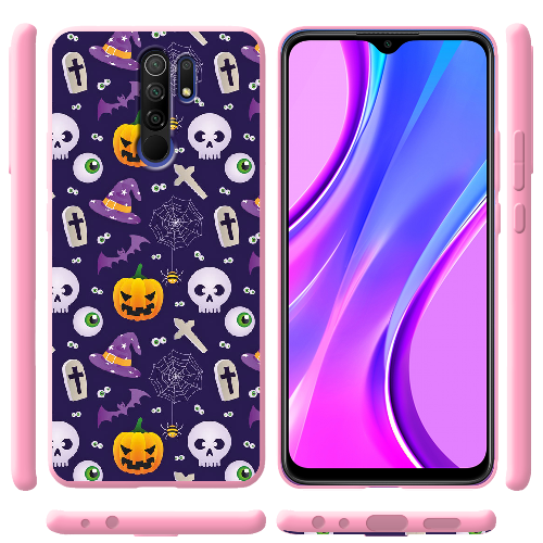 Чехол BoxFace Xiaomi Redmi 9 Halloween Purple Mood