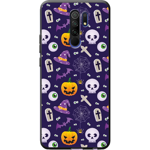 Чехол BoxFace Xiaomi Redmi 9 Halloween Purple Mood