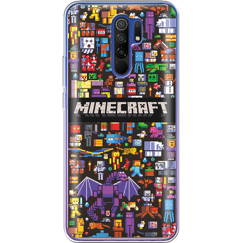 Чехол BoxFace Xiaomi Redmi 9 Minecraft Mobbery