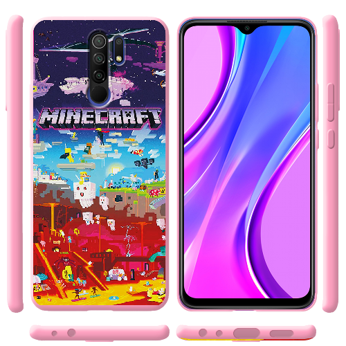 Чехол BoxFace Xiaomi Redmi 9 Minecraft World Beyond